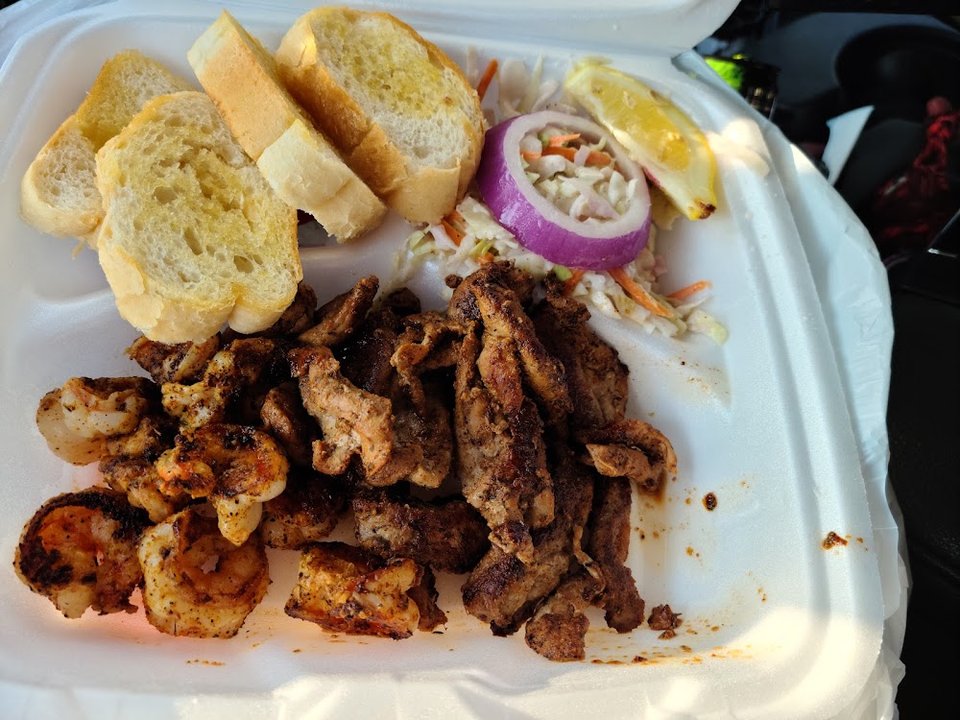 Blackened Shrimp & Duck